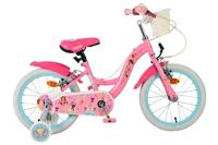 Disney princess kinderfiets - meisjes - 16 inch - roze - twee handremmen