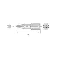 Bernstein Tools for Electronics 6-TX08-25 Torx-bit HRC-staal Hooggelegeerd C 6.3 6 stuk(s) - thumbnail