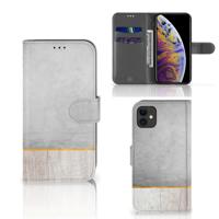 Apple iPhone 11 | Book Style Case | Wood Concrete