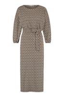 Isabella culture dress - offwhite/mustard - 07010