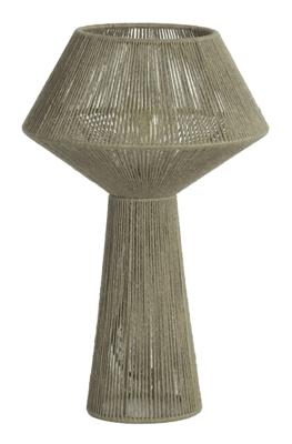 Light & Living Tafellamp 'Fugia' Jute, 47cm, kleur Lichtgroen