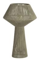 Light & Living Tafellamp 'Fugia' Jute, 47cm, kleur Lichtgroen