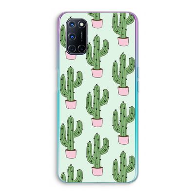 Cactus Lover: Oppo A92 Transparant Hoesje