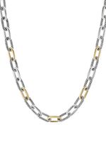 David Yurman collier DY Madison en or 18ct et argent sterling (11 mm) - thumbnail