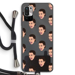 Ugly Cry Call: Xiaomi Redmi Note 10 5G Transparant Hoesje met koord