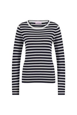 Luna stripe pullover - dark blue/off white - 91500