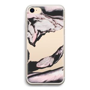 Roze stroom: iPhone 7 Transparant Hoesje