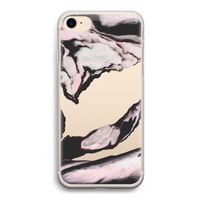 Roze stroom: iPhone 7 Transparant Hoesje
