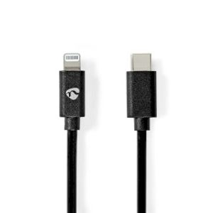 Lightning Kabel | USB 2.0 | Apple Lightning 8-Pins | USB-C© Male | 480 Mbps | Vernikkeld | 2.00 m