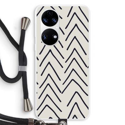 Marrakech Arrows: Huawei P50 Transparant Hoesje met koord