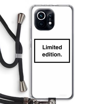 Limited edition: Xiaomi Mi 11 Transparant Hoesje met koord
