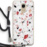 Terrazzo N°12: Samsung Galaxy J6 (2018) Transparant Hoesje met koord
