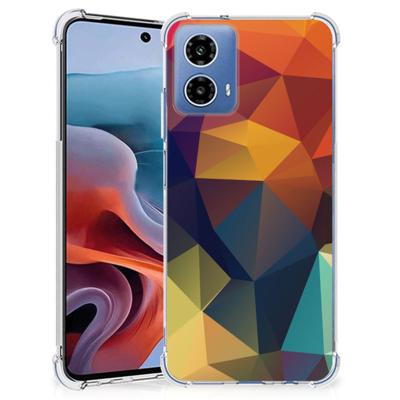 Motorola Moto G34 Shockproof Case Polygon Color Motorola Moto G34 Shockproof Case Polygon Color