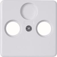 Enzo kopp hk02 wit afdekraam voor coax 4621040