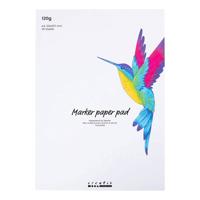 Creativ Company Papierblok voor stiften wit a4, 30 vellen Creativ Company Papierblok voor stiften wit a4, 30 vellen