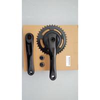 Crankstel Chainline CL006 38T 95mm disc 3/32 zwart