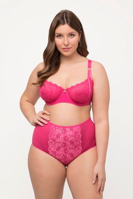Grote Maten Beugel BH, Dames, roze, Maat: 110D, Synthetische vezels/Elastaan, Ulla Popken