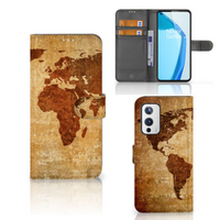 OnePlus 9 Flip Cover Wereldkaart