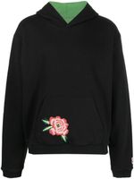 Kenzo hoodie en coton à broderies - Noir