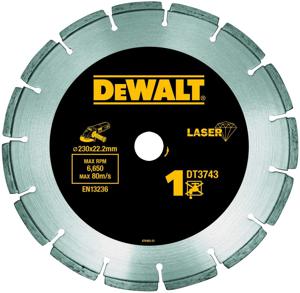 DeWalt Accessoires Diamantblad, gesegmenteerd, Ø230mm - DT3743-XJ