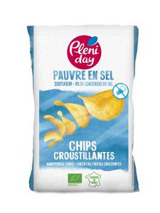 Pleniday Chips zoutarm bio (100 gr)
