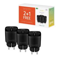 EU Smart Socket Promo Pack 2-plus-1 Black Stekker - Hombli