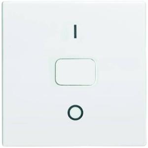 Busch-Jaeger 2502-914 Uitschakelaar, Wipschakelaar leeg, Symbool voor knop neutraal Afdekking Busch-balance SI Alpine-wit 1 stuk(s)