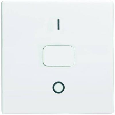 Busch-Jaeger 2502-914 Uitschakelaar, Wipschakelaar leeg, Symbool voor knop neutraal Afdekking Busch-balance SI Alpine-wit 1 stuk(s)