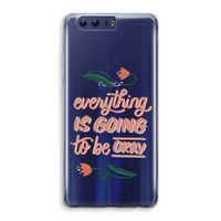 Optimistic flower girl: Honor 9 Transparant Hoesje