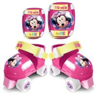 DISNEY MINNIE Set rolschaatsen + elleboogbeschermers + kniebeschermers