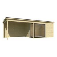 Blokhut Olivia 385x295 Aanbouw - Outdoor life