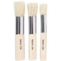 Creativ Company Tamponeerkwasten, l: 10 cm, b: 11-17 mm, d 11+14+17 mm, rond, 3 stuk/ 1 doos