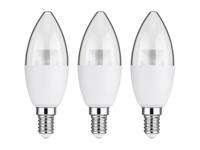 LIVARNO Set van 2 of 3 LED-lampen (3 kaarsen 4,9W E14)
