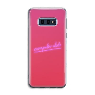 Vice Glow: Samsung Galaxy S10e Transparant Hoesje