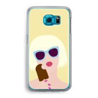 Ice cream: Samsung Galaxy S6 Transparant Hoesje - thumbnail