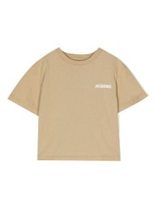 JACQUEMUS L'ENFANT t-shirt en coton à logo imprimé - Marron