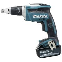 Makita DFS452RTJ DFS452RTJ Accu-gipsplaatschroevendraaier 18 V 5 Ah Li-ion - thumbnail