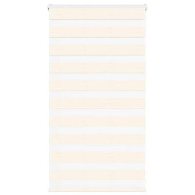 VidaXL Zebra rolgordijn 80x100 cm stofbreedte 75,9 cm marmerbeige