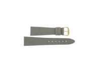 Horlogeband Universeel 1030756.23 Leder Grijs 23mm