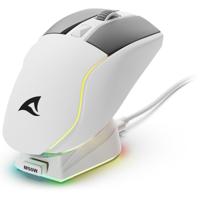 Sharkoon skiller sgm50w gaming muis (wit, 400 - 6400 dpi, rgb leds)