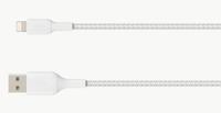 Belkin BOOST Braided A-LTG 3M Oplader Wit Belkin BOOST Braided A-LTG 3M Oplader Wit