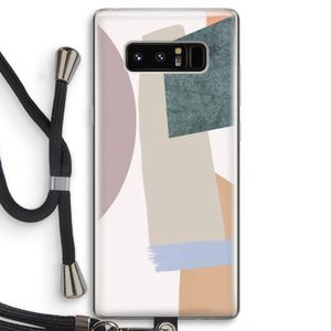 Lindo: Samsung Galaxy Note 8 Transparant Hoesje met koord