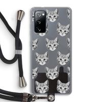 Kitten: Samsung Galaxy S20 FE / S20 FE 5G Transparant Hoesje met koord