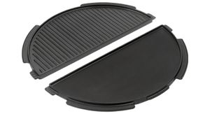 Big Green Egg Half Cast Iron Plancha Large