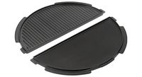 Big Green Egg Half Cast Iron Plancha Large