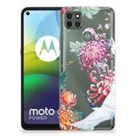 Motorola Moto G9 Power | TPU Hoesje | Bird Flowers