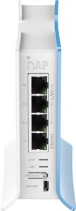 Mikrotik RB941-2ND-TC draadloos toegangspunt (WAP) 300 Mbit/s Blauw, Wit