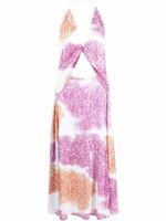 In The Mood For Love robe mi-longue à sequins - Rose