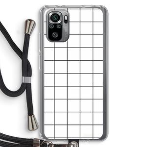 Rooster: Xiaomi Redmi Note 10S Transparant Hoesje met koord