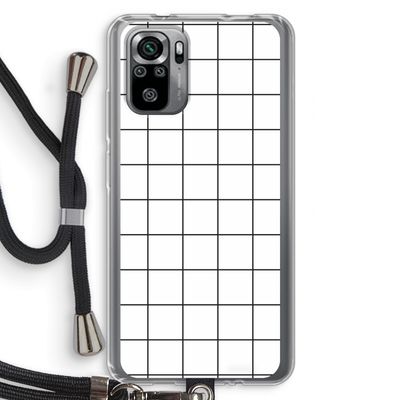 Rooster: Xiaomi Redmi Note 10S Transparant Hoesje met koord